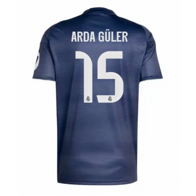 Real Madrid Arda Guler #15 Gostujuci Dres 2025-26 Kratak Rukav Real Madrid Arda Guler #15 Gostujuci Dres 2025-26 Kratak Rukav